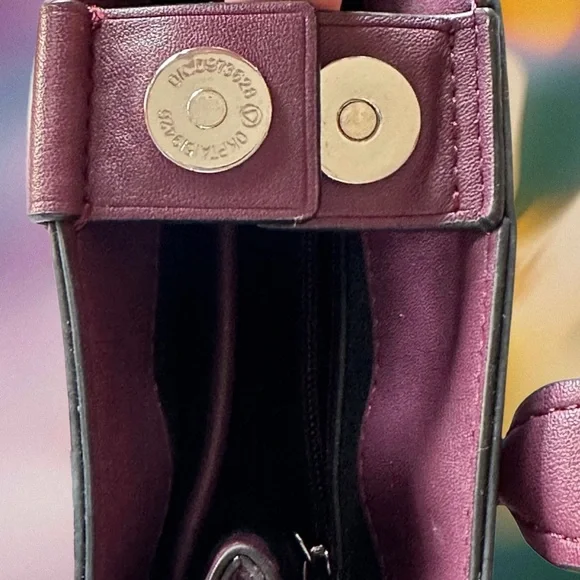 Calvin Klein Audrey Mini Bag Crossbody in Eggplant (Missing Strap) NWOT - Picture 6 of 12